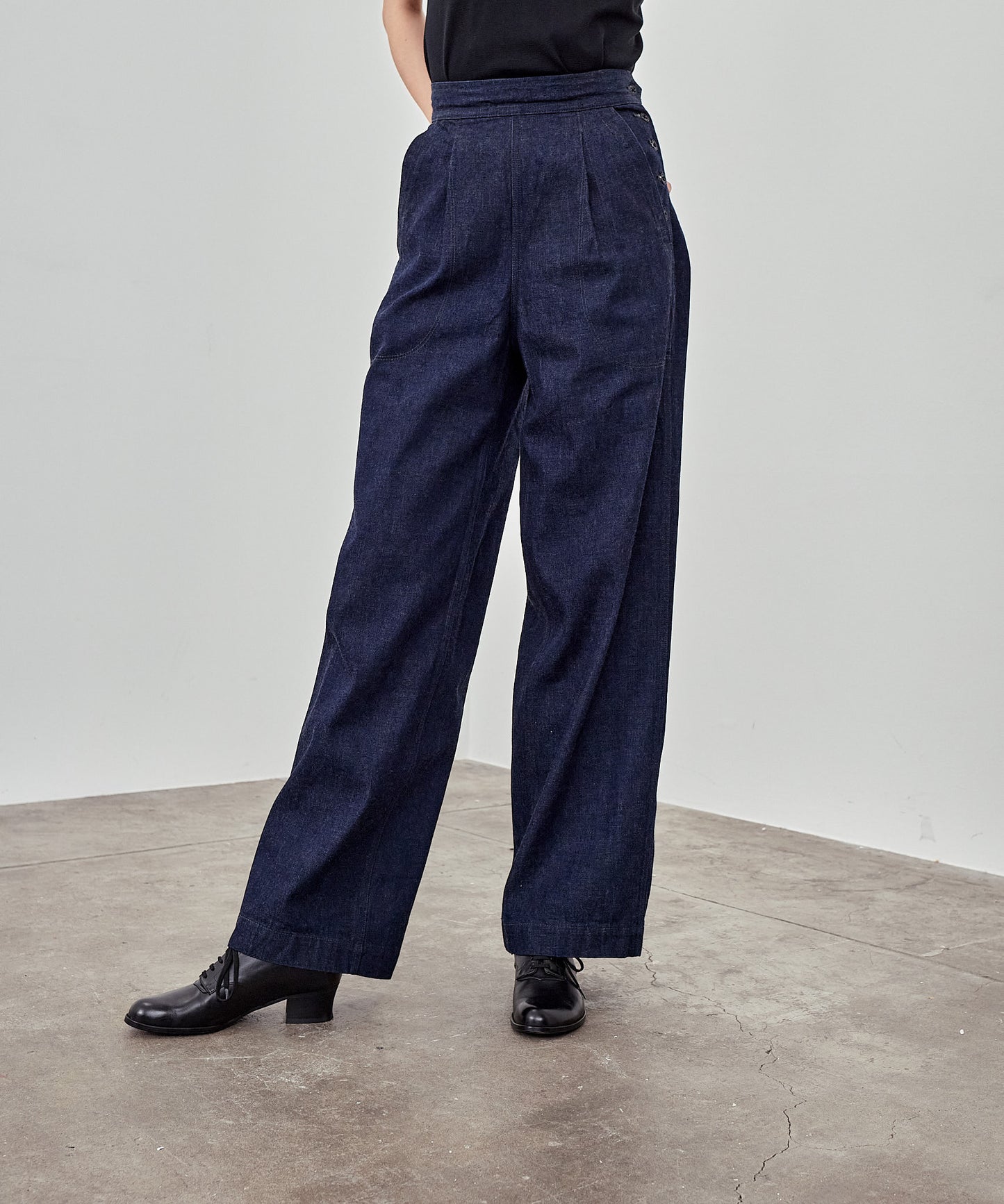 WAVES DENIM PANTS
