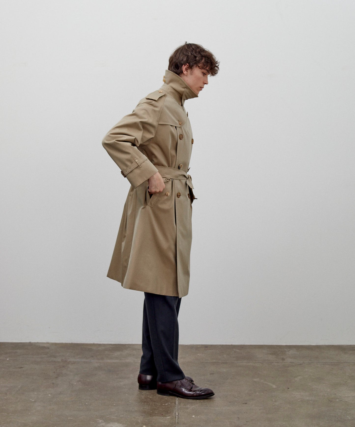 TRENCH COAT COTTON GABARDINE