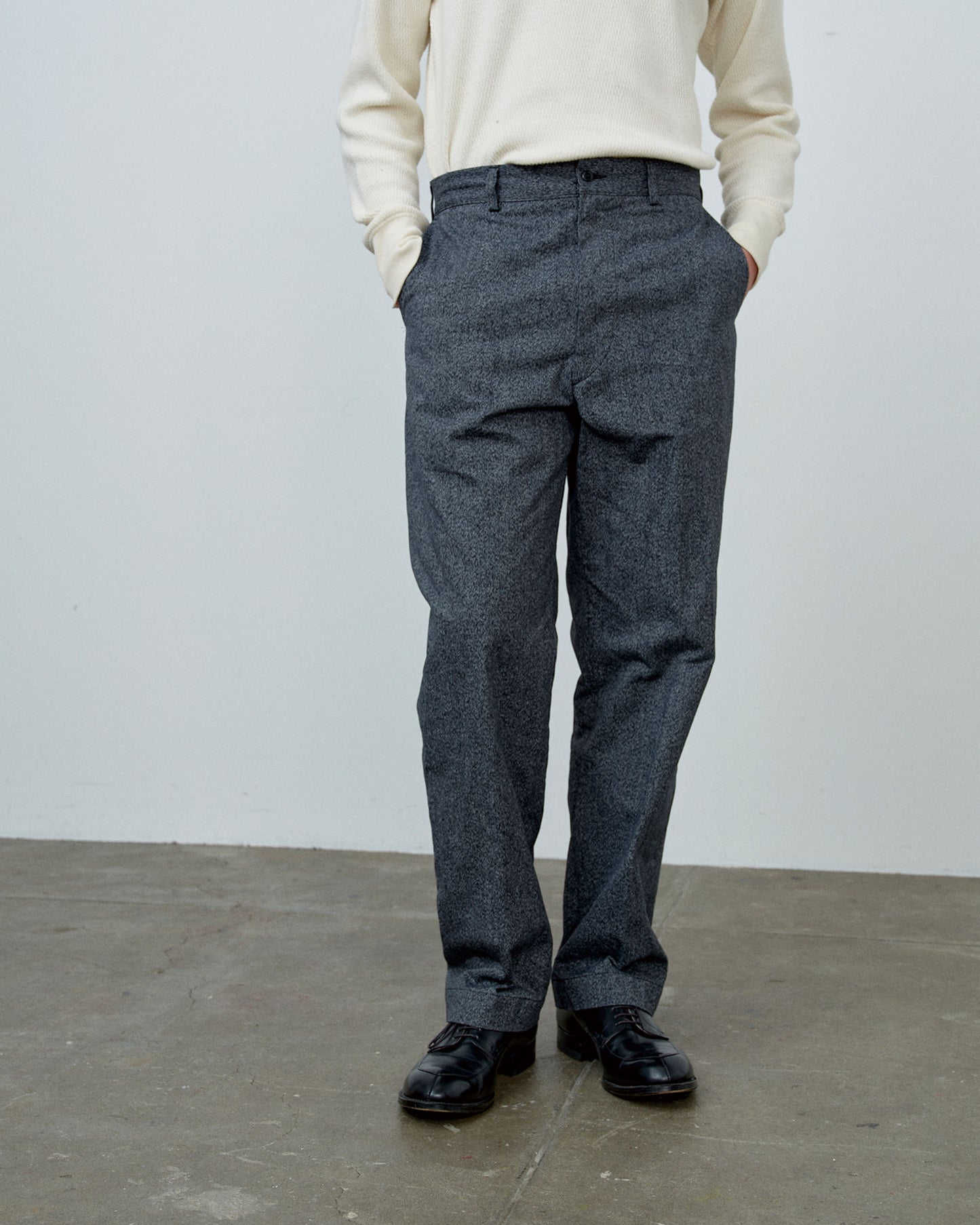 BIGYANK / 1963 TROUSERS HEATHER CHAMBRAY