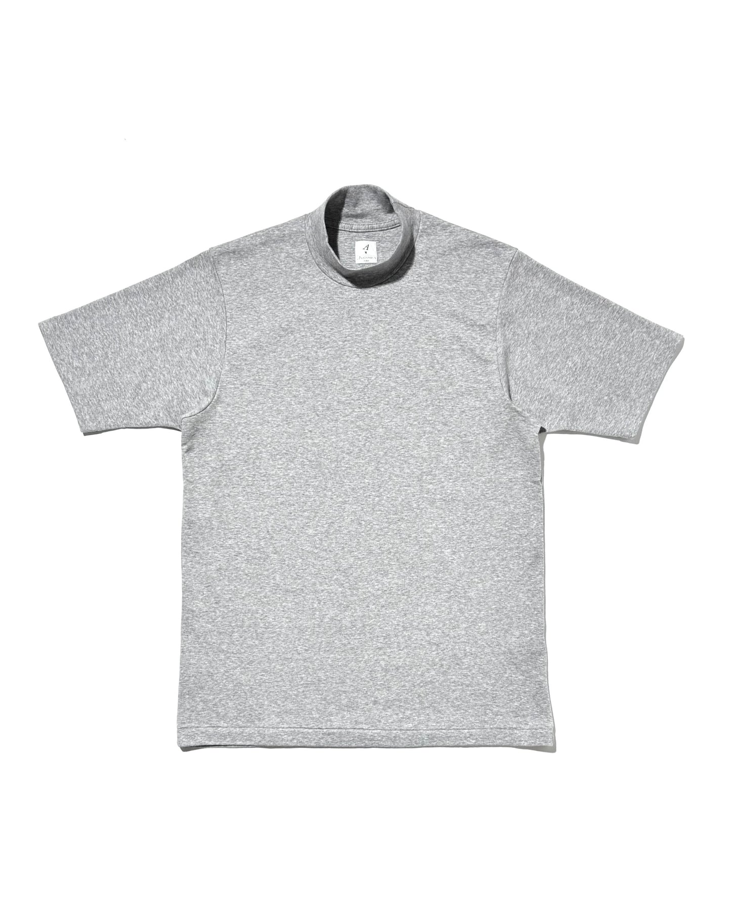 MOCK NECK TEE S/S GREY