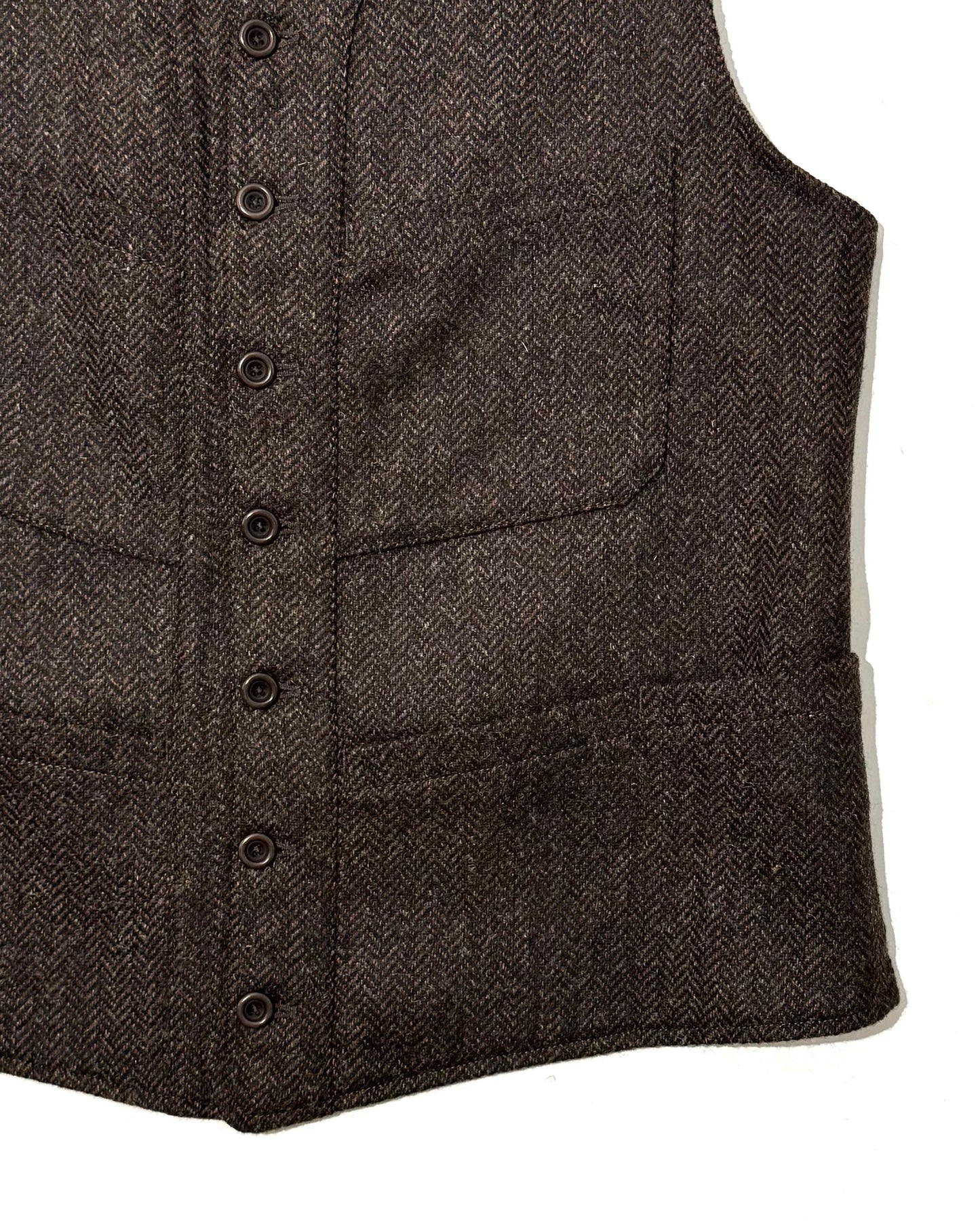 Sagan Vest Shetland Tweed HerringBone