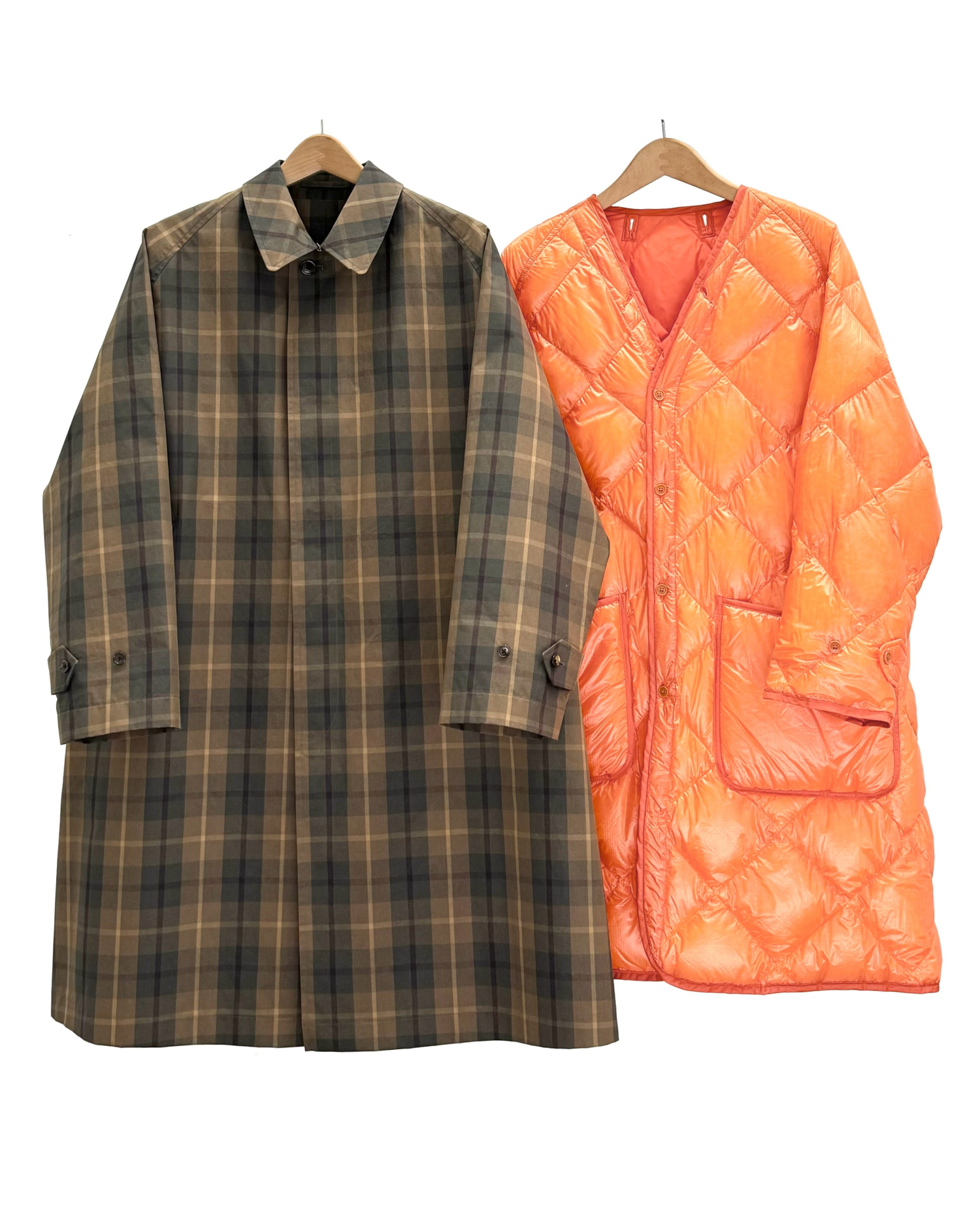 SINGLE RAGLAN COAT 9 with down liner – ANATOMICA TOKYO FLAGSHIP STORE