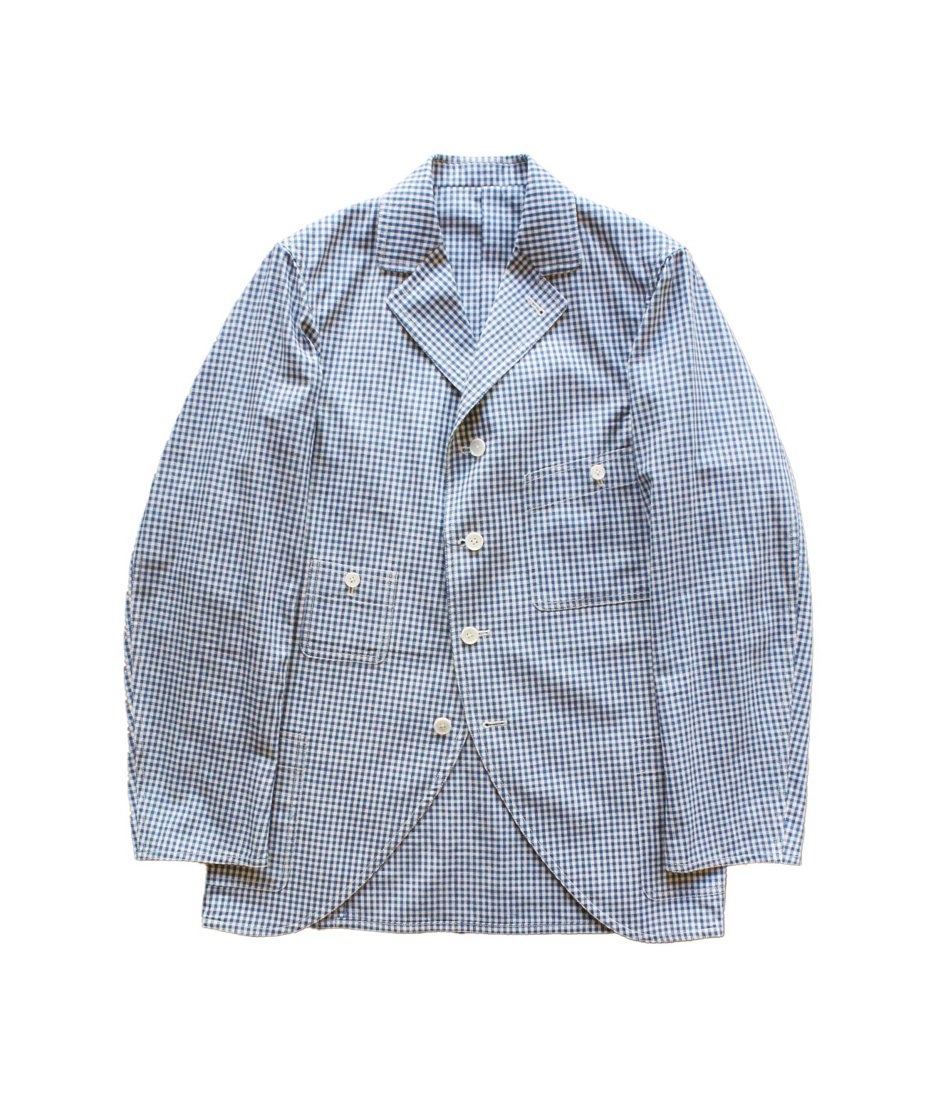 STANLEY JACKET INDIGO GINGHAM CHECK