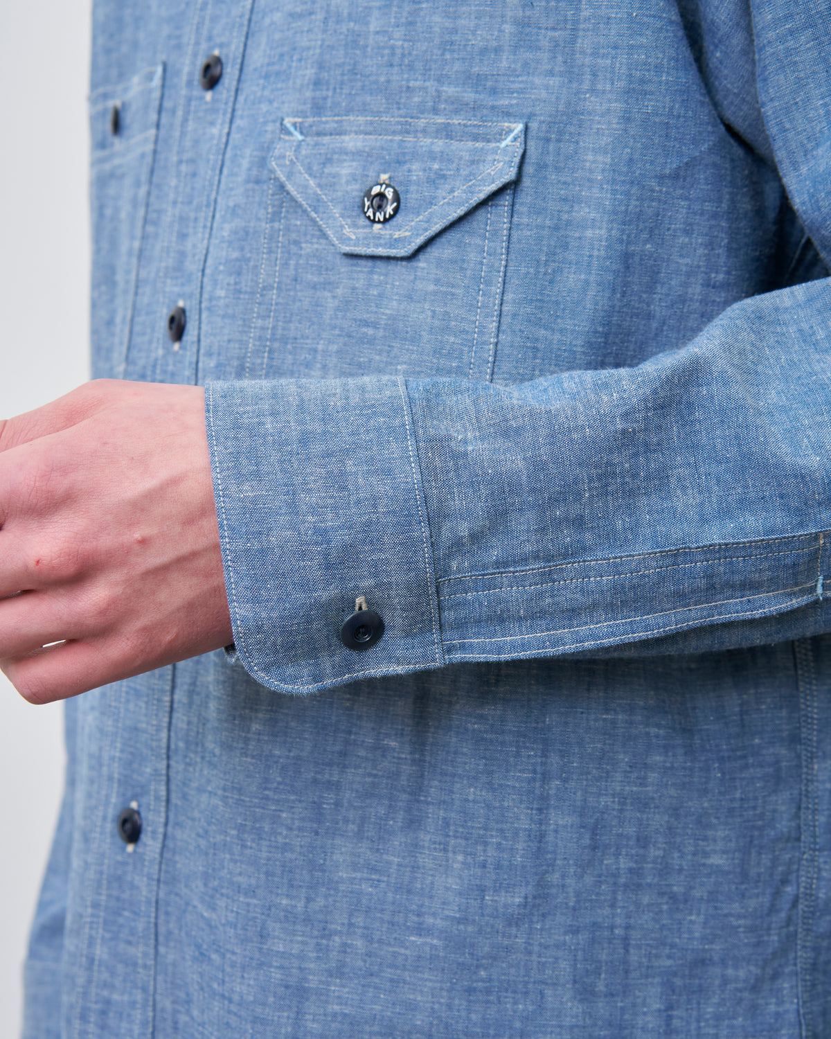 BIG YANK Y1929 CHAMBRAY SHIRT-INDIGO