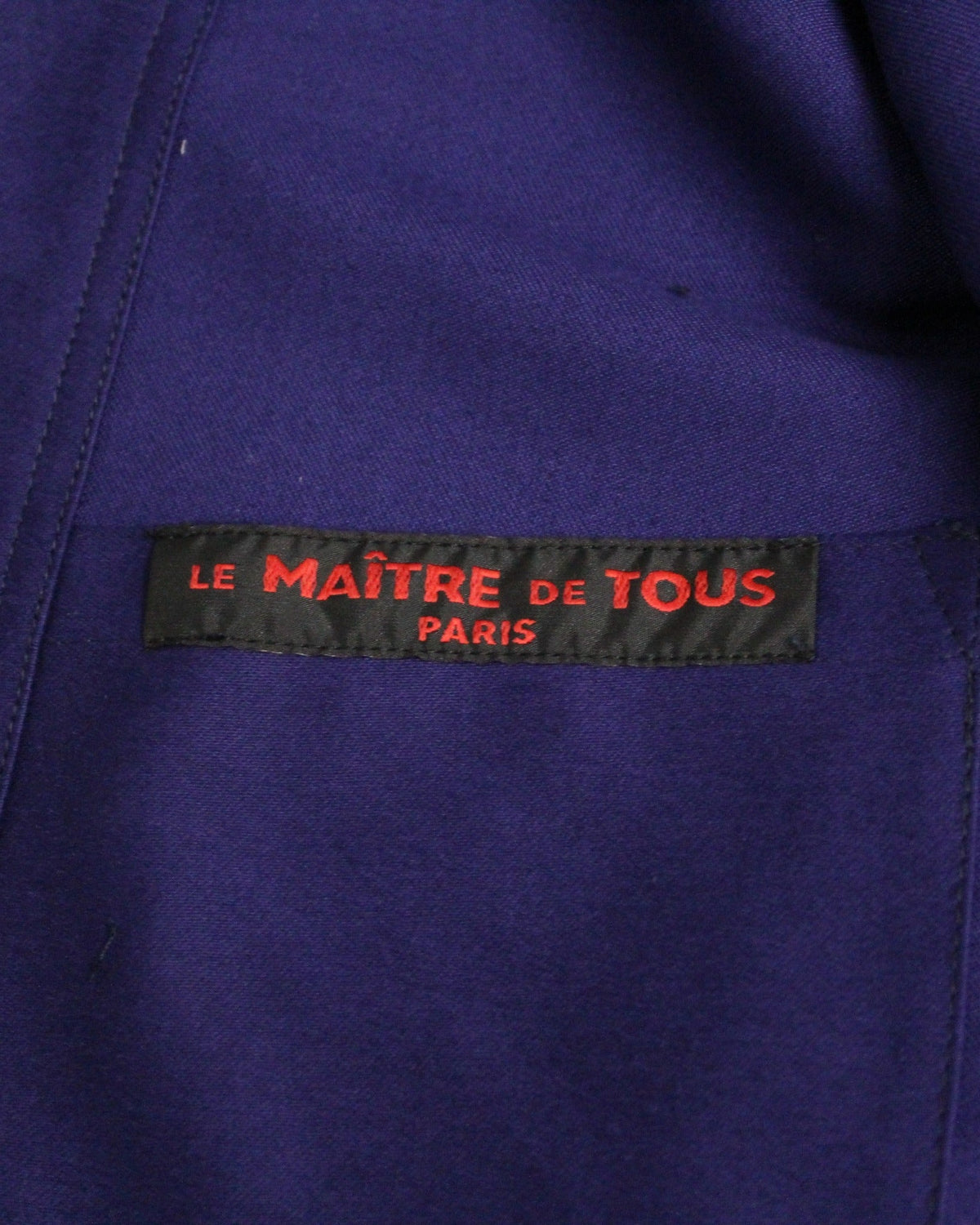 COLLETIN FRENCH MOLESKIN BLUE - Label