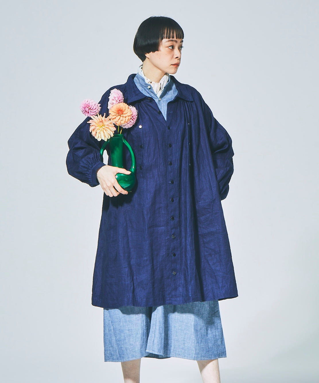 BIAUDE INDIGO LINEN