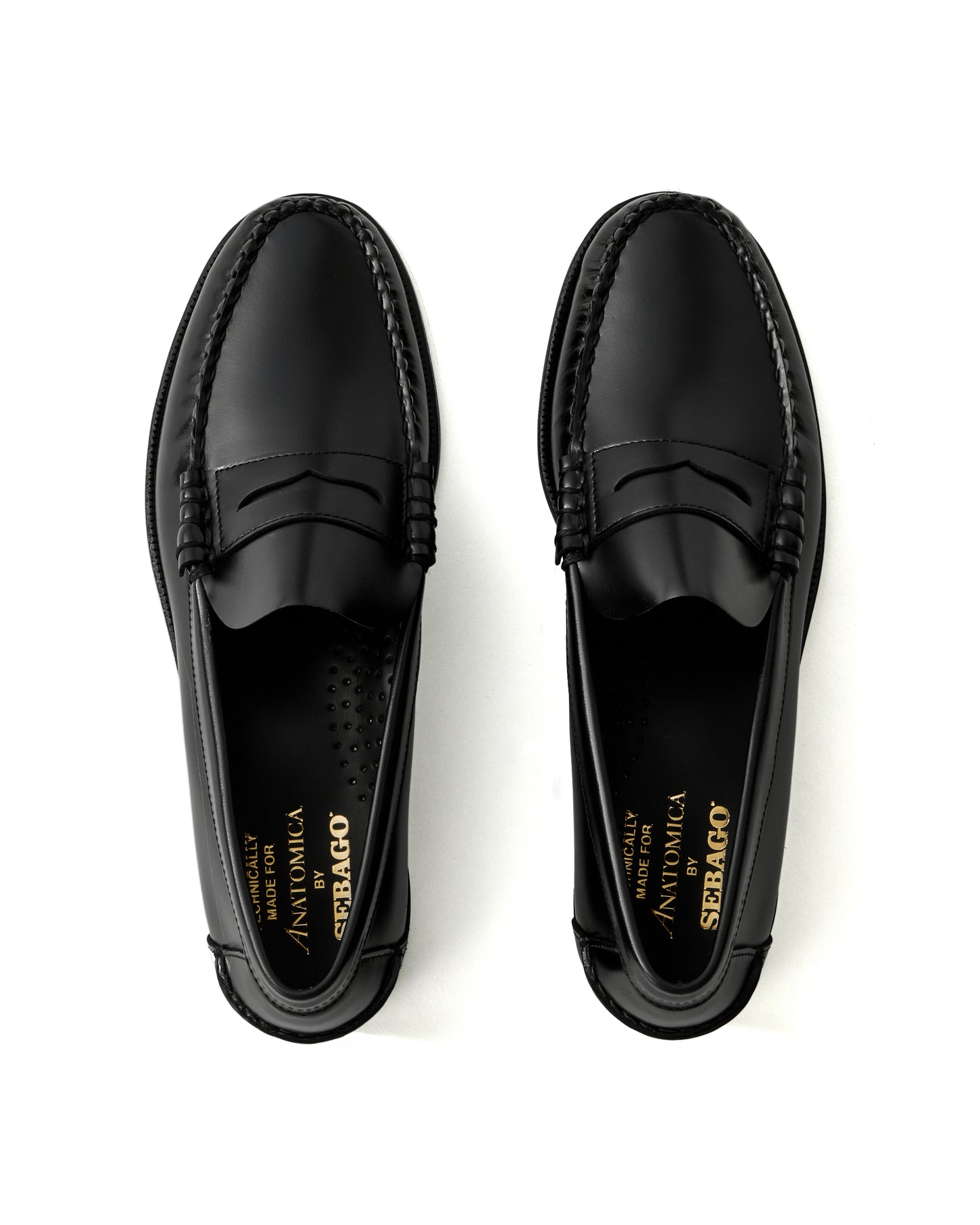 ANATOMICA BY SEBAGO CLASSIC DAN LOAFER BLACK/BURGUNDY