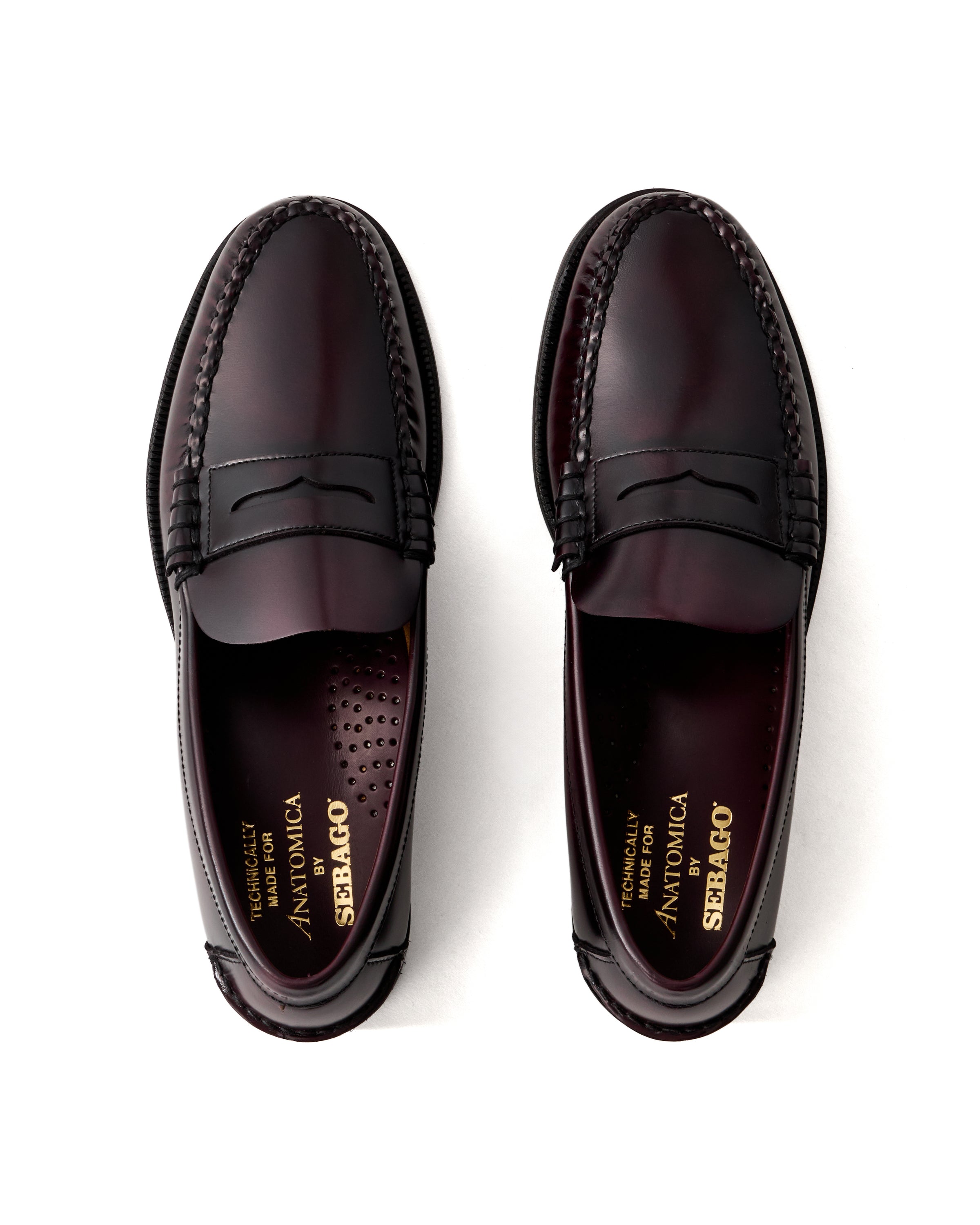 略新品 ANATOMICA by SEBAGO Classic Dan / 9C ANATOMICA BY SEBAGO CLASSIC DAN LOAFER BLACK/BURGUNDY – ANATOMICA