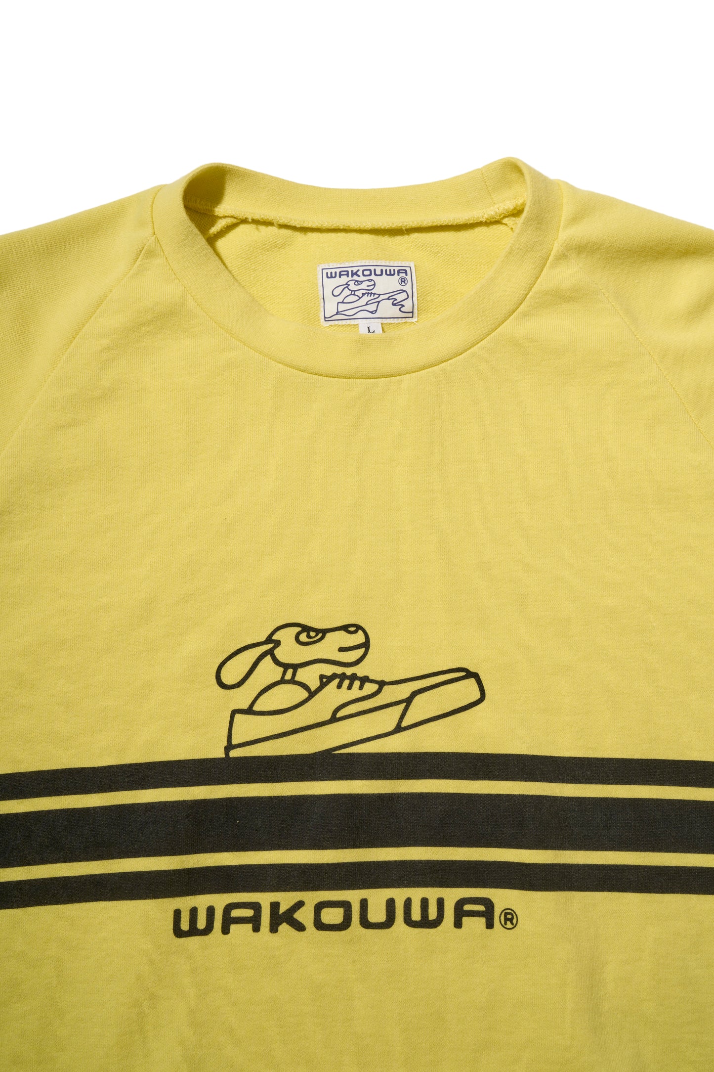 WAKOUWA GYM TEE DOLL&BORDER -YELLOW