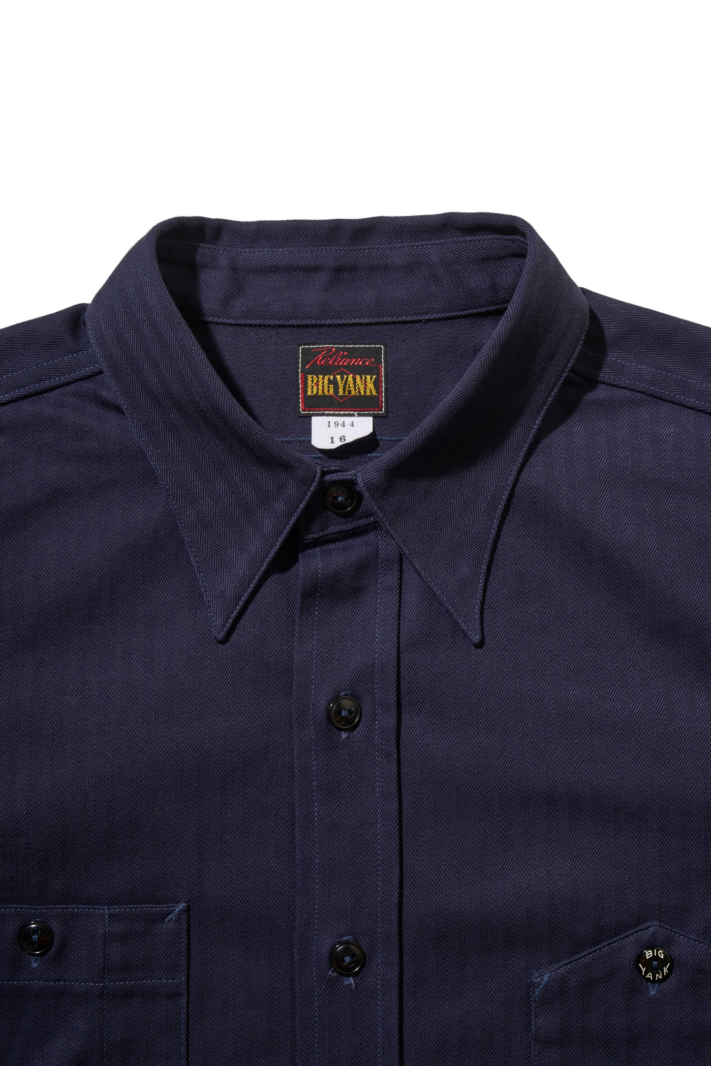Y1944 HBT SHIRT- NAVY