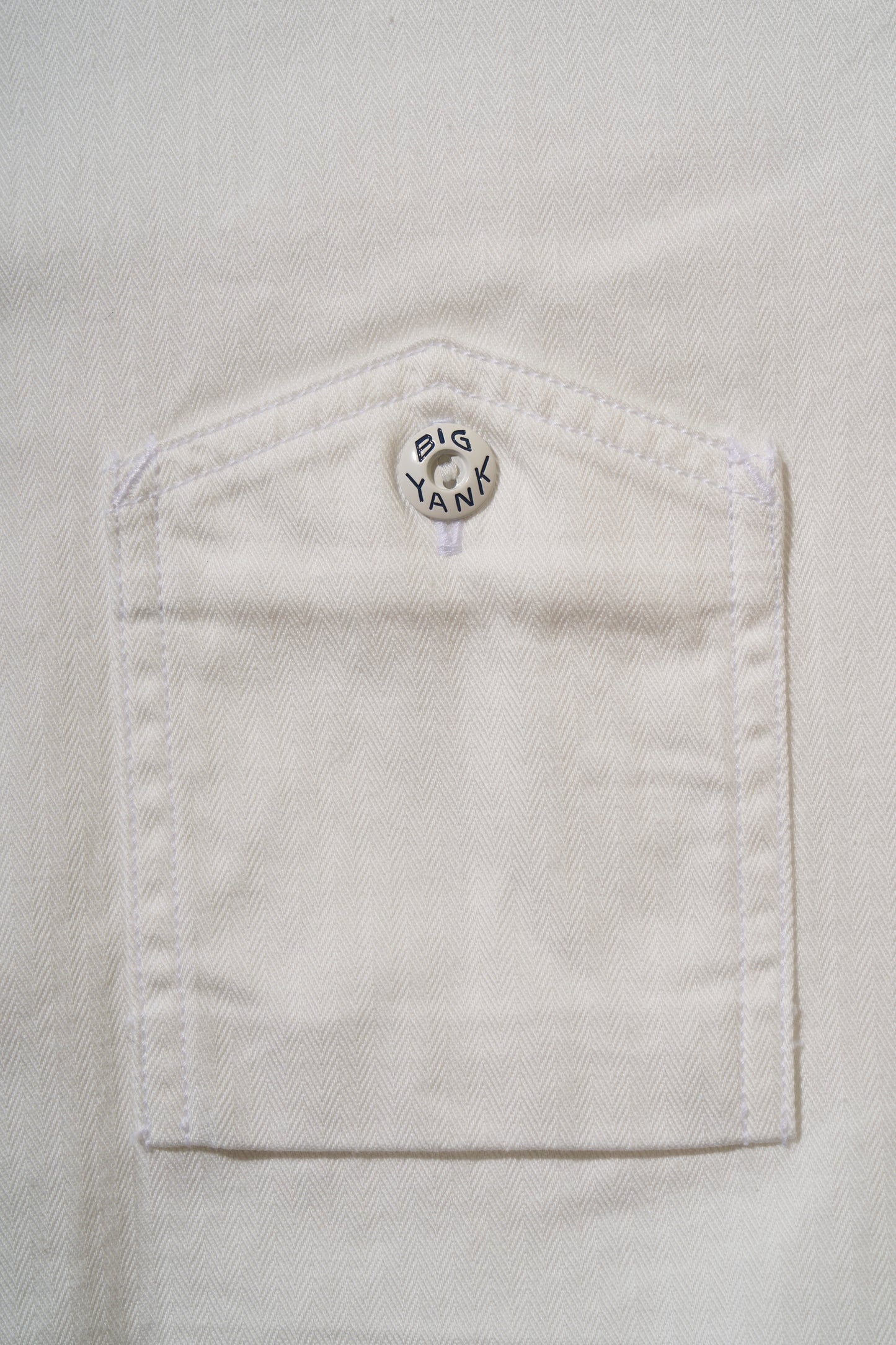 Y1943 L/W HBT SHIRT- WHITE