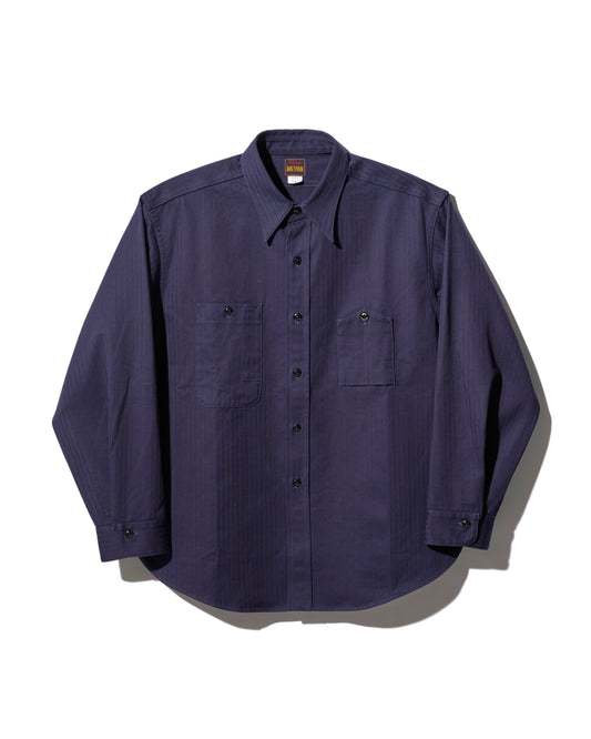 Y1944 HBT SHIRT- NAVY