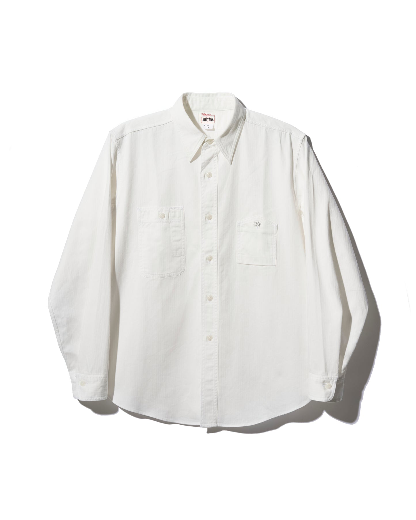 Y1943 L/W HBT SHIRT- WHITE