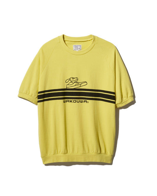WAKOUWA GYM TEE DOLL&BORDER -YELLOW