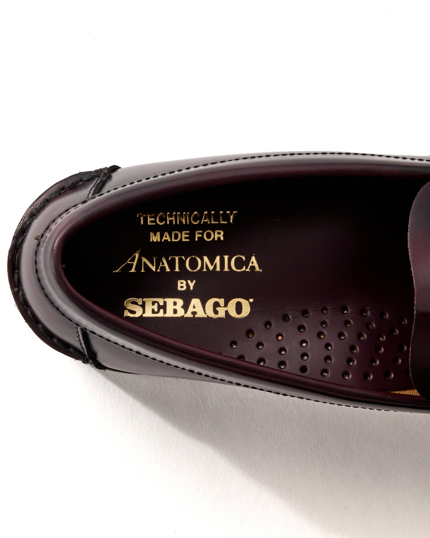ANATOMICA BY SEBAGO CLASSIC DAN LOAFER BLACK/BURGUNDY
