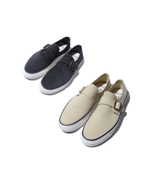 [WAKOUWA] SUEDE MONK LOW UNLINED