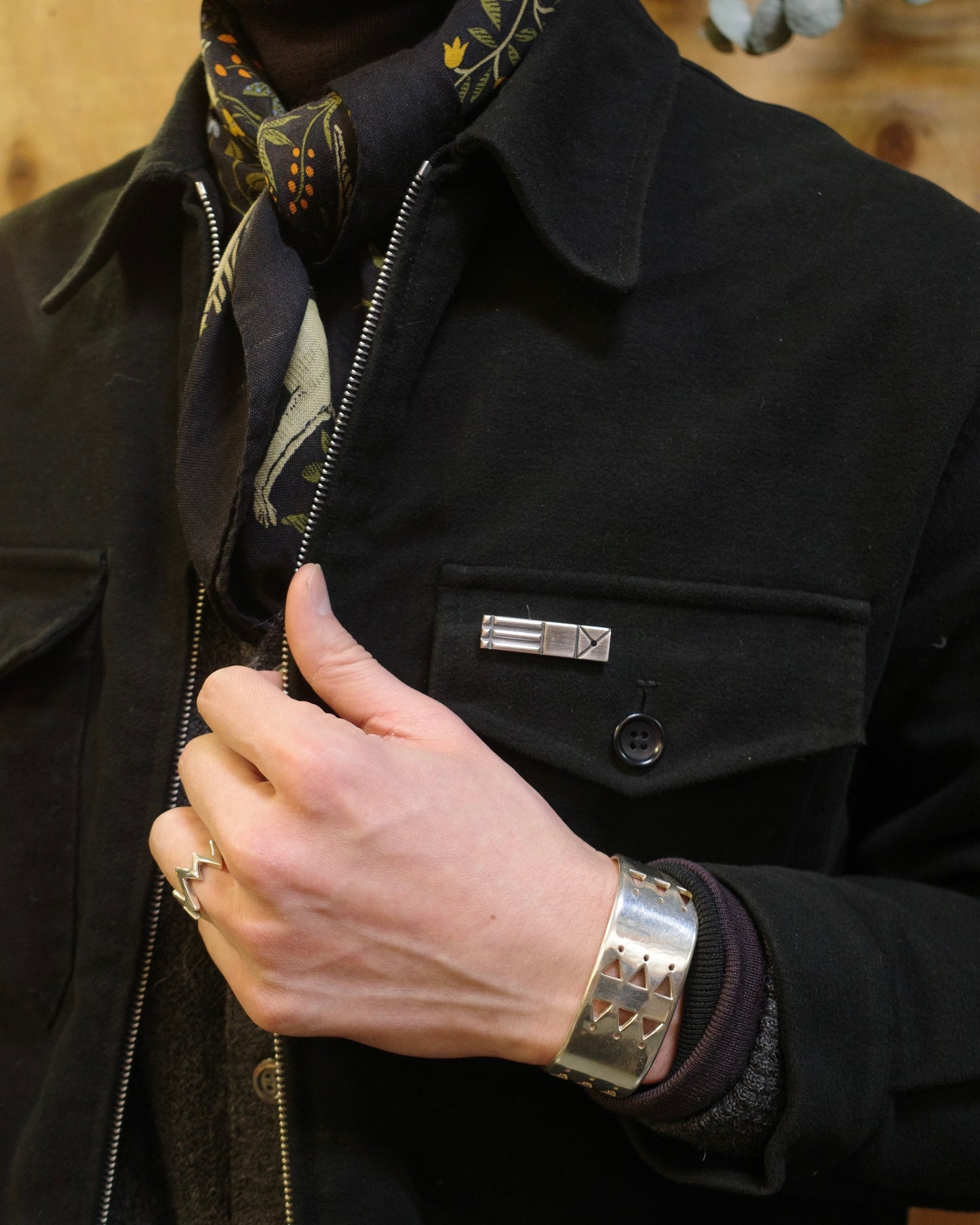 【予約商品】NORTH WORKS for ANATOMICA SILVER BROACH 'A'