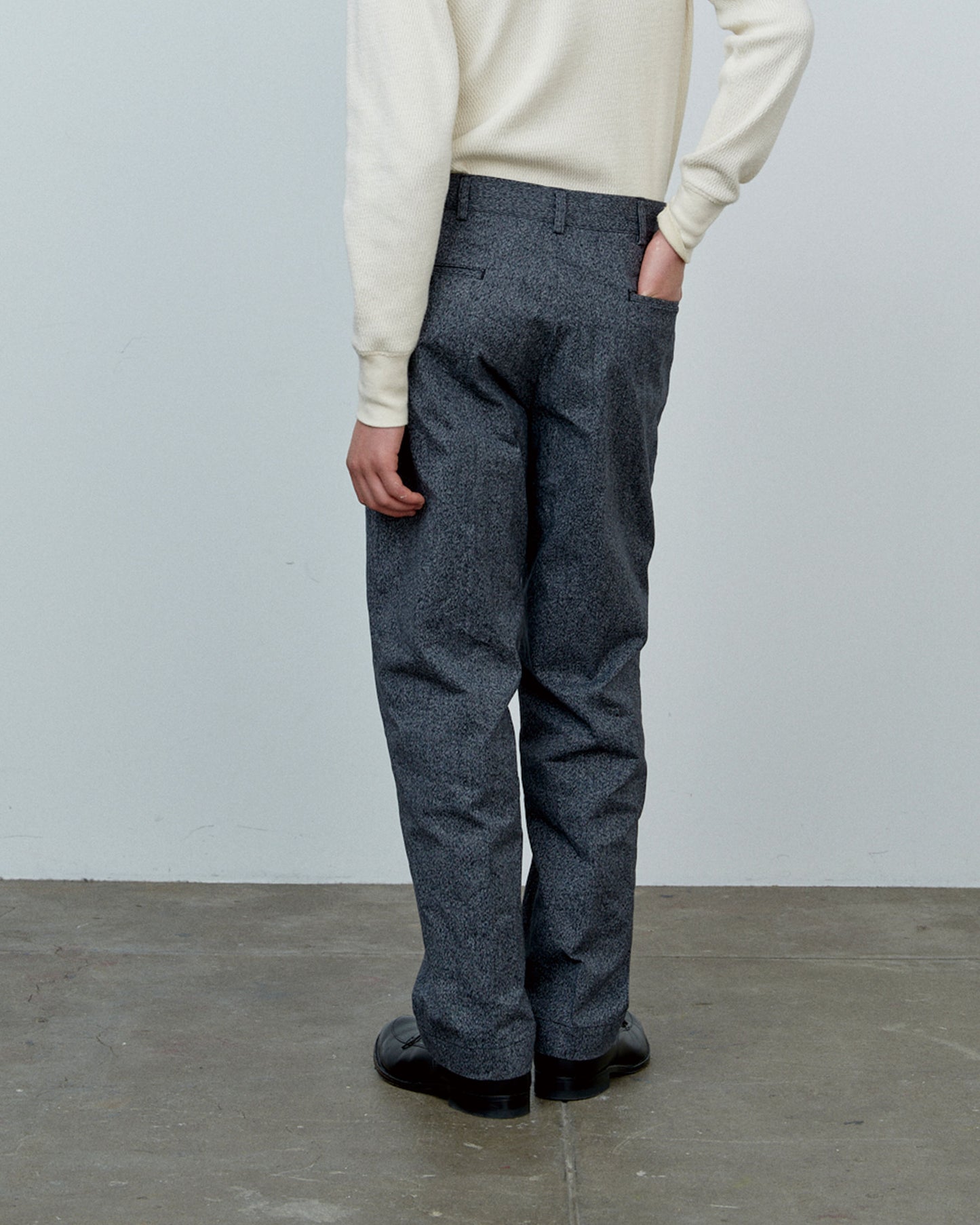 BIGYANK / 1963 TROUSERS HEATHER CHAMBRAY