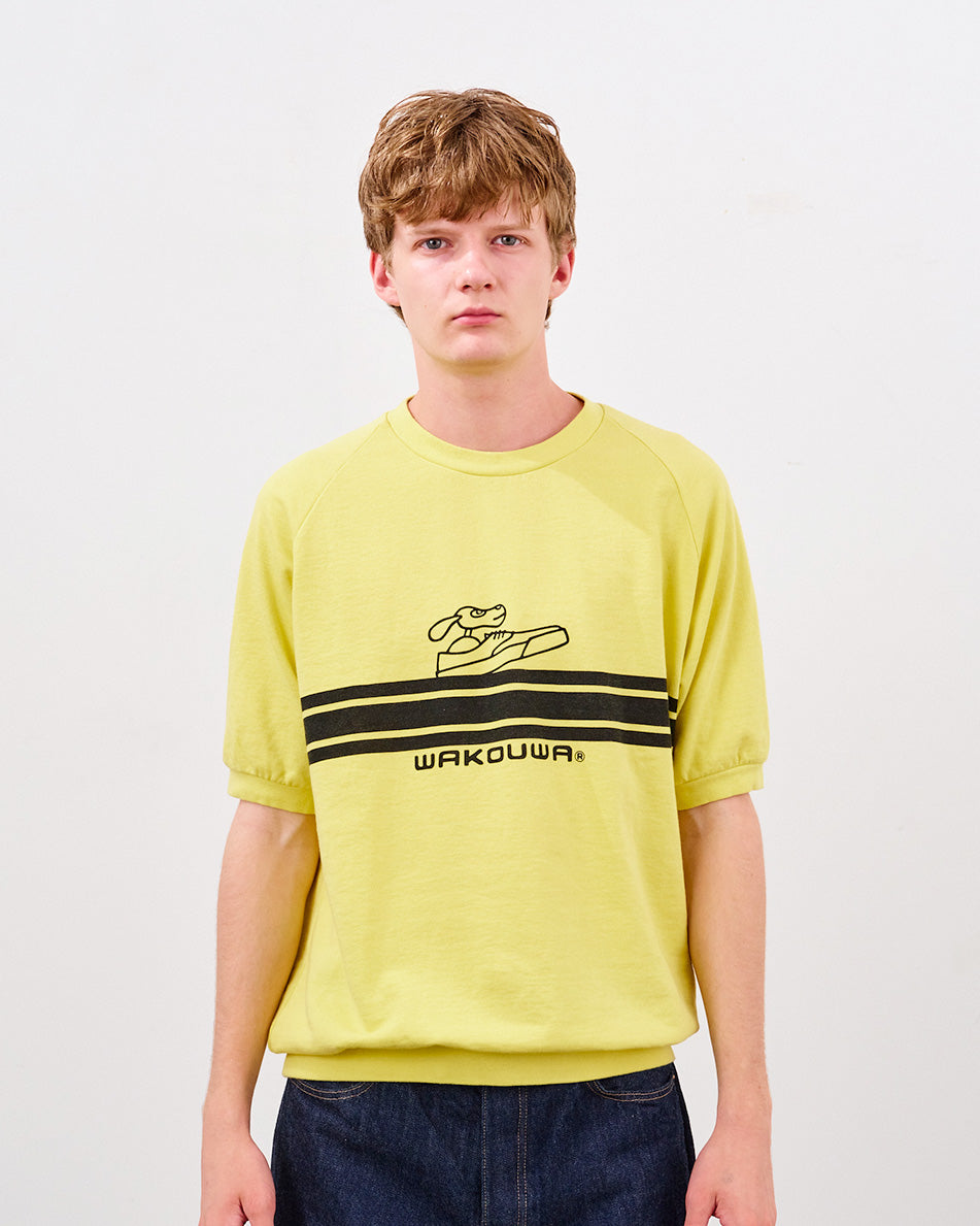 WAKOUWA GYM TEE DOLL&BORDER -YELLOW