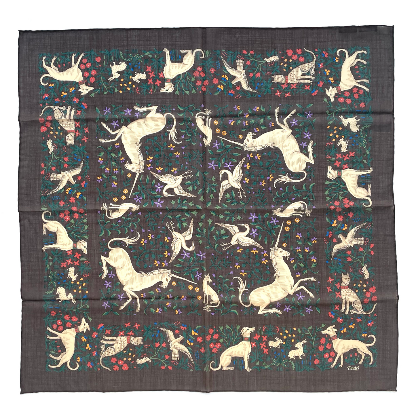 【ANATOMICA by DRAKE'S】SCARF UNICORN