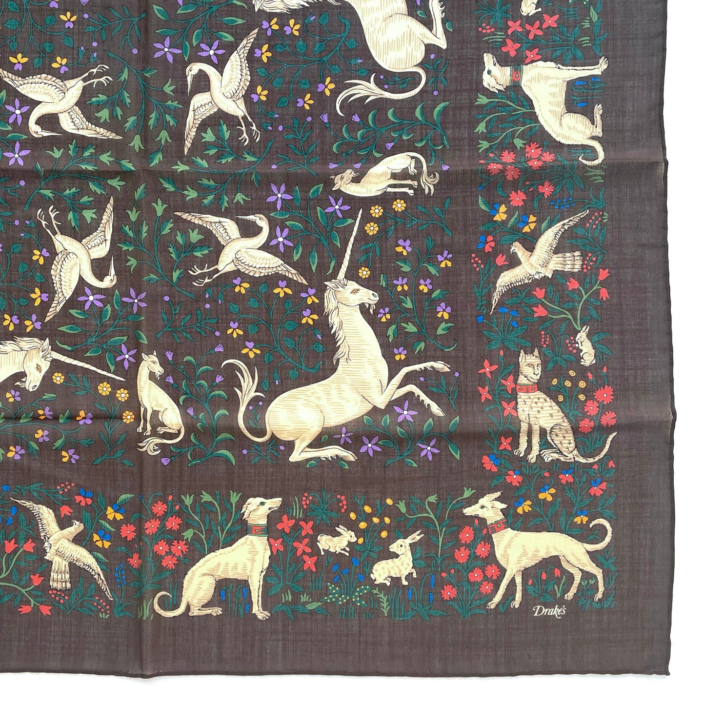 【ANATOMICA by DRAKE'S】SCARF UNICORN