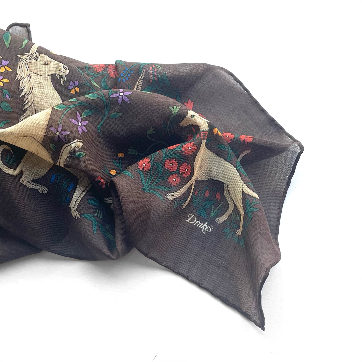 【ANATOMICA by DRAKE'S】SCARF UNICORN