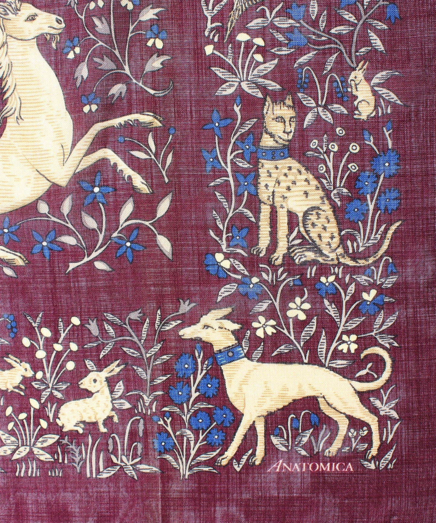 【ANATOMICA by DRAKE'S】SCARF UNICORN