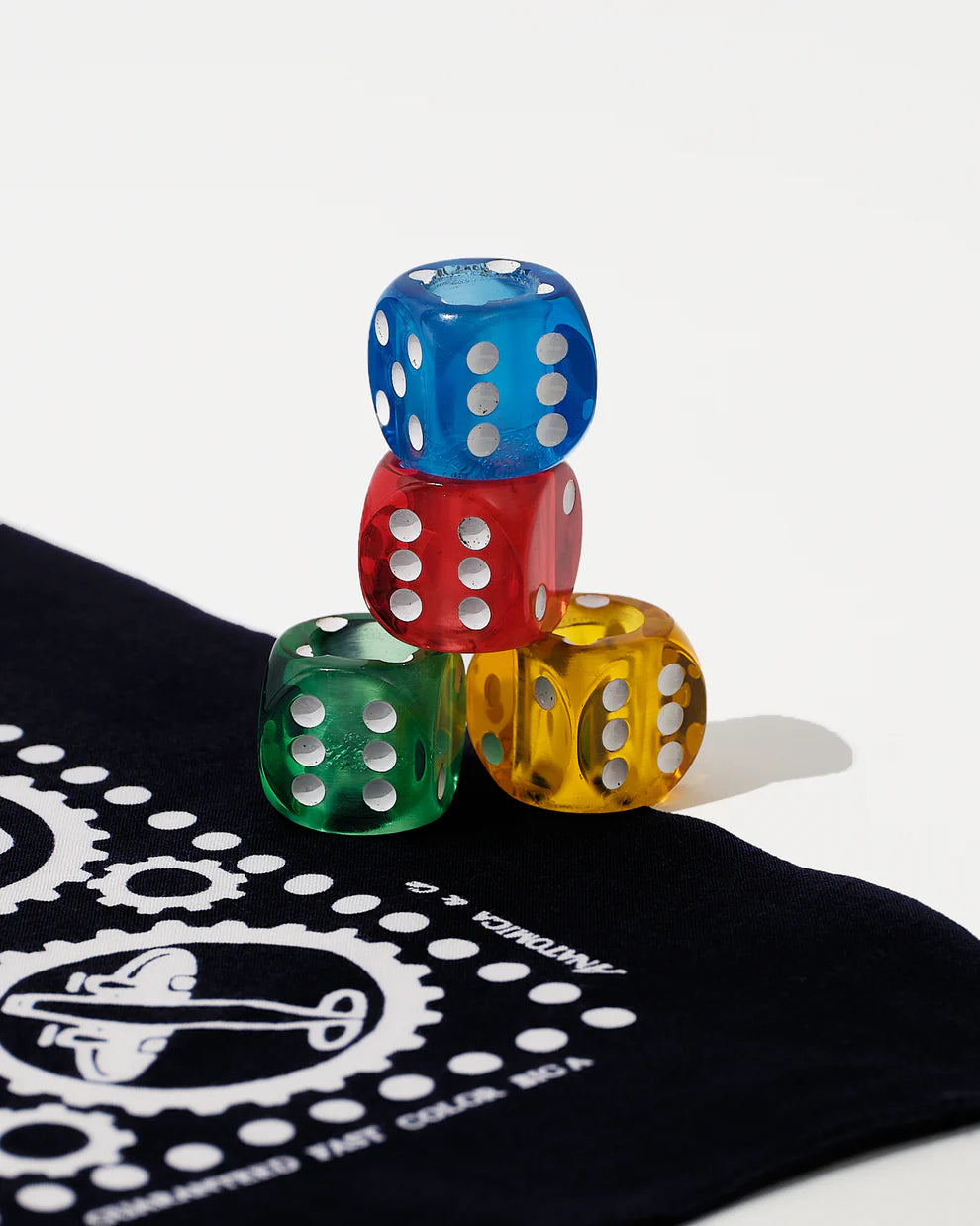 DICE SCARF RING / 6 SET