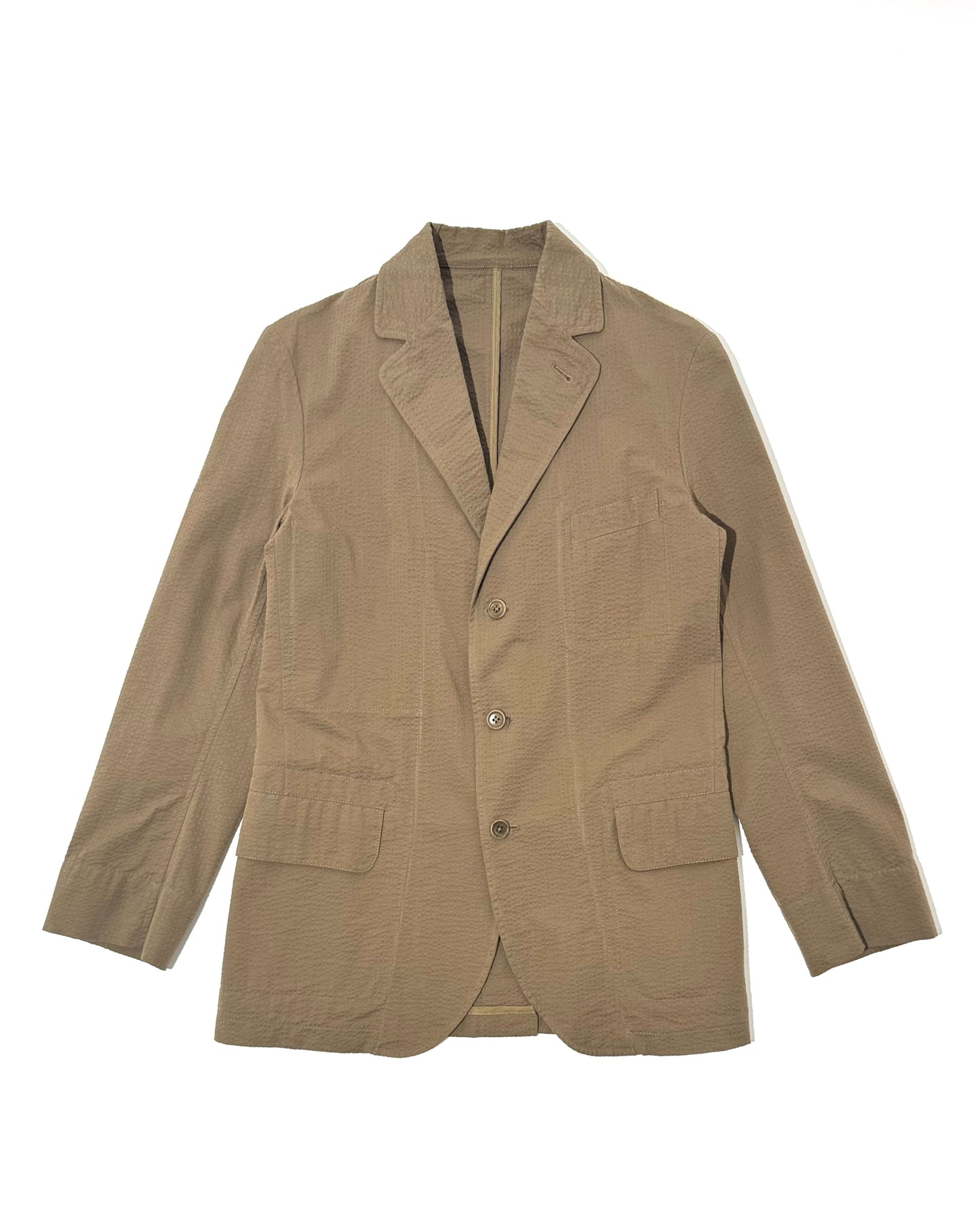 HOBEREAU / SEERSUCKER- KHAKI