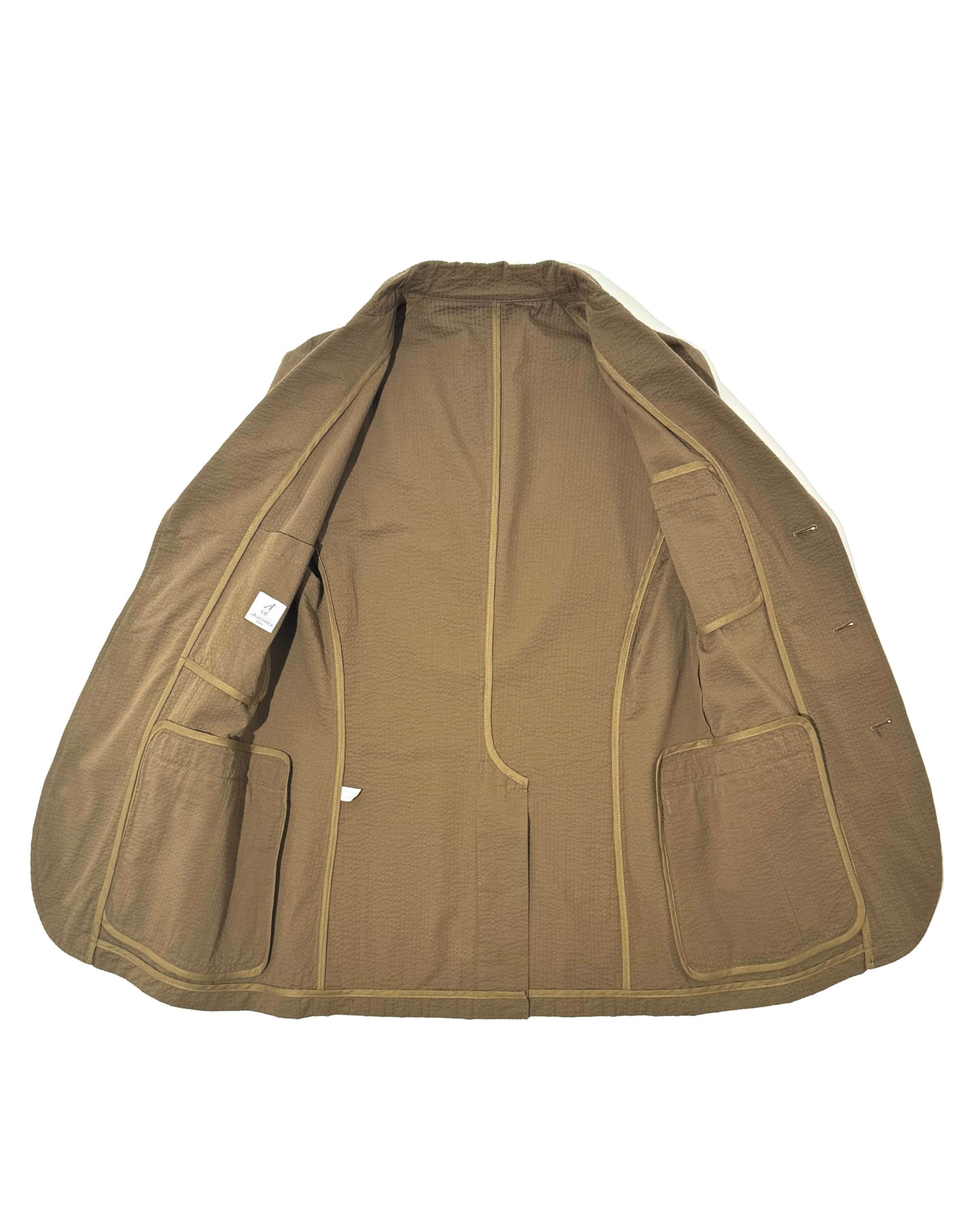HOBEREAU / SEERSUCKER- KHAKI