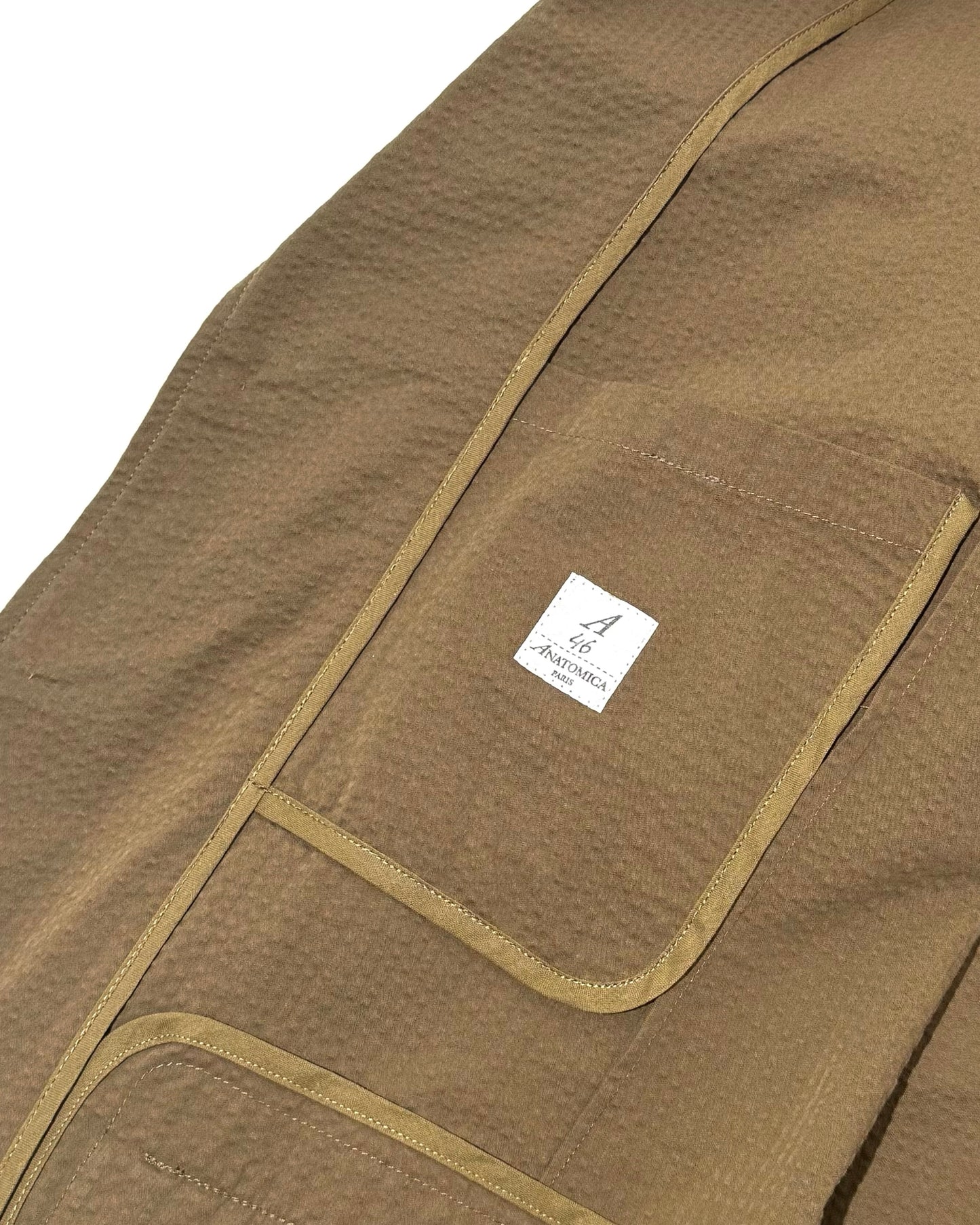 HOBEREAU / SEERSUCKER- KHAKI