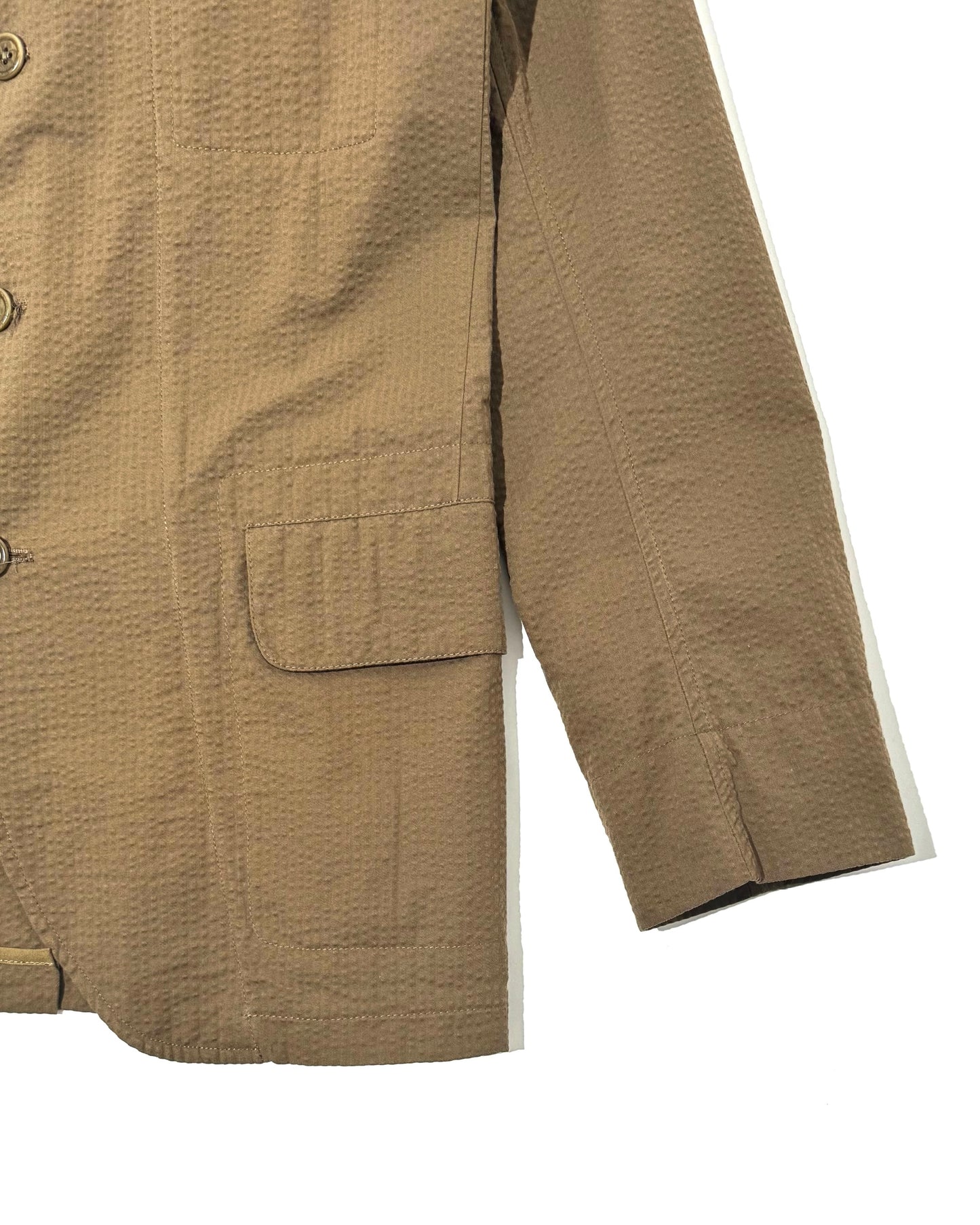 HOBEREAU / SEERSUCKER- KHAKI