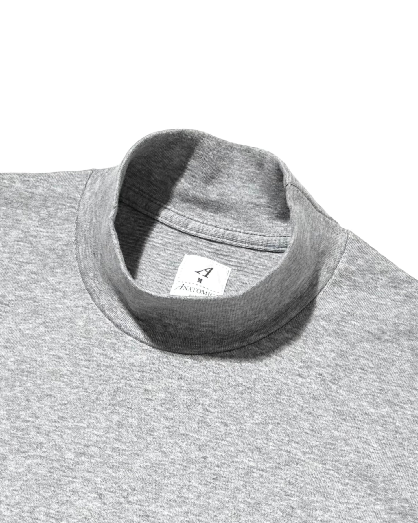 MOCK NECK TEE S/S GREY