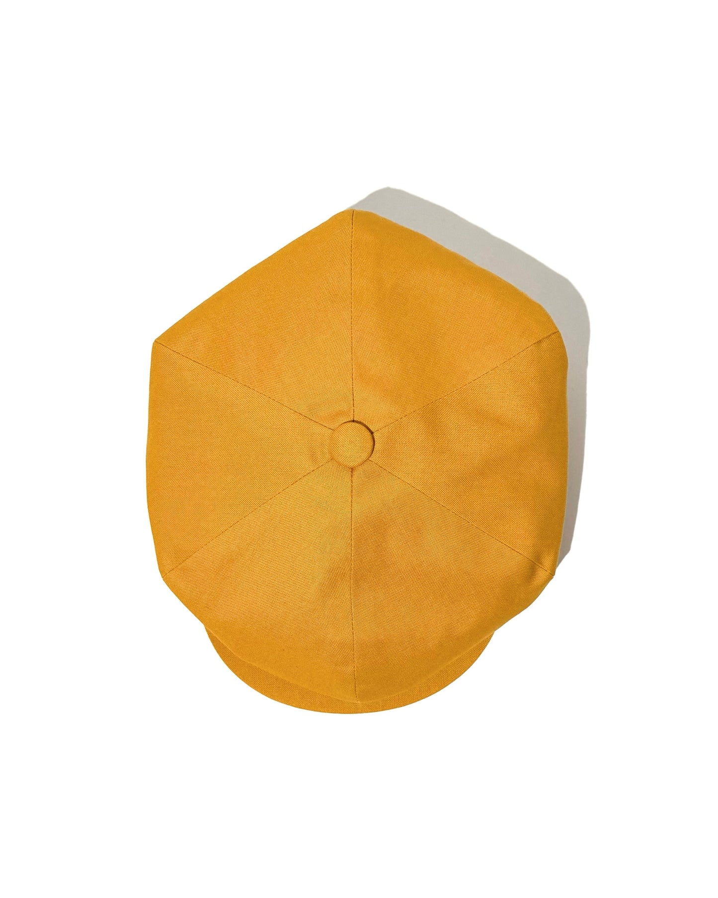 GATSBY CAP / CANVAS COTTON- YELLOW