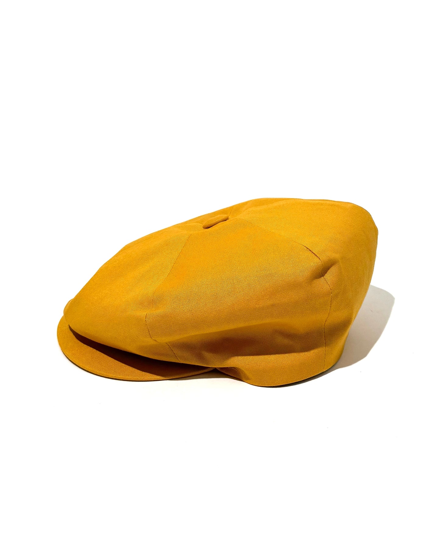 GATSBY CAP / CANVAS COTTON- YELLOW