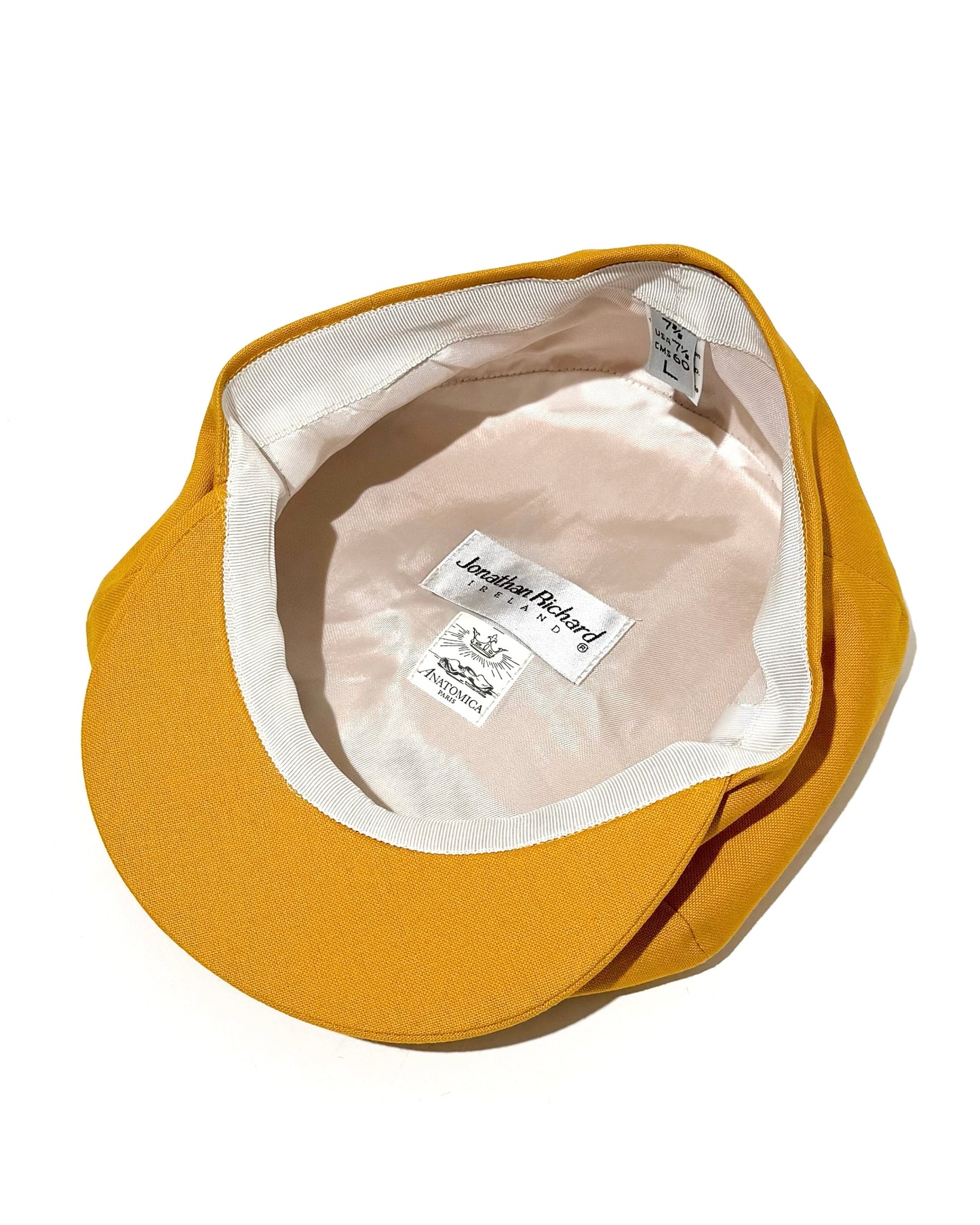 GATSBY CAP / CANVAS COTTON- YELLOW
