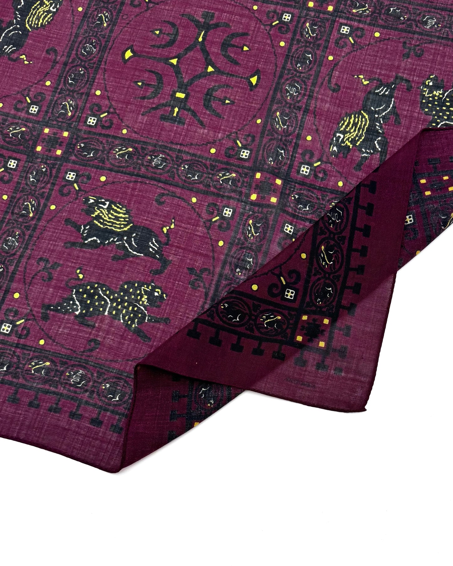 SQUARE SCARF MOSAIC ANIMALS