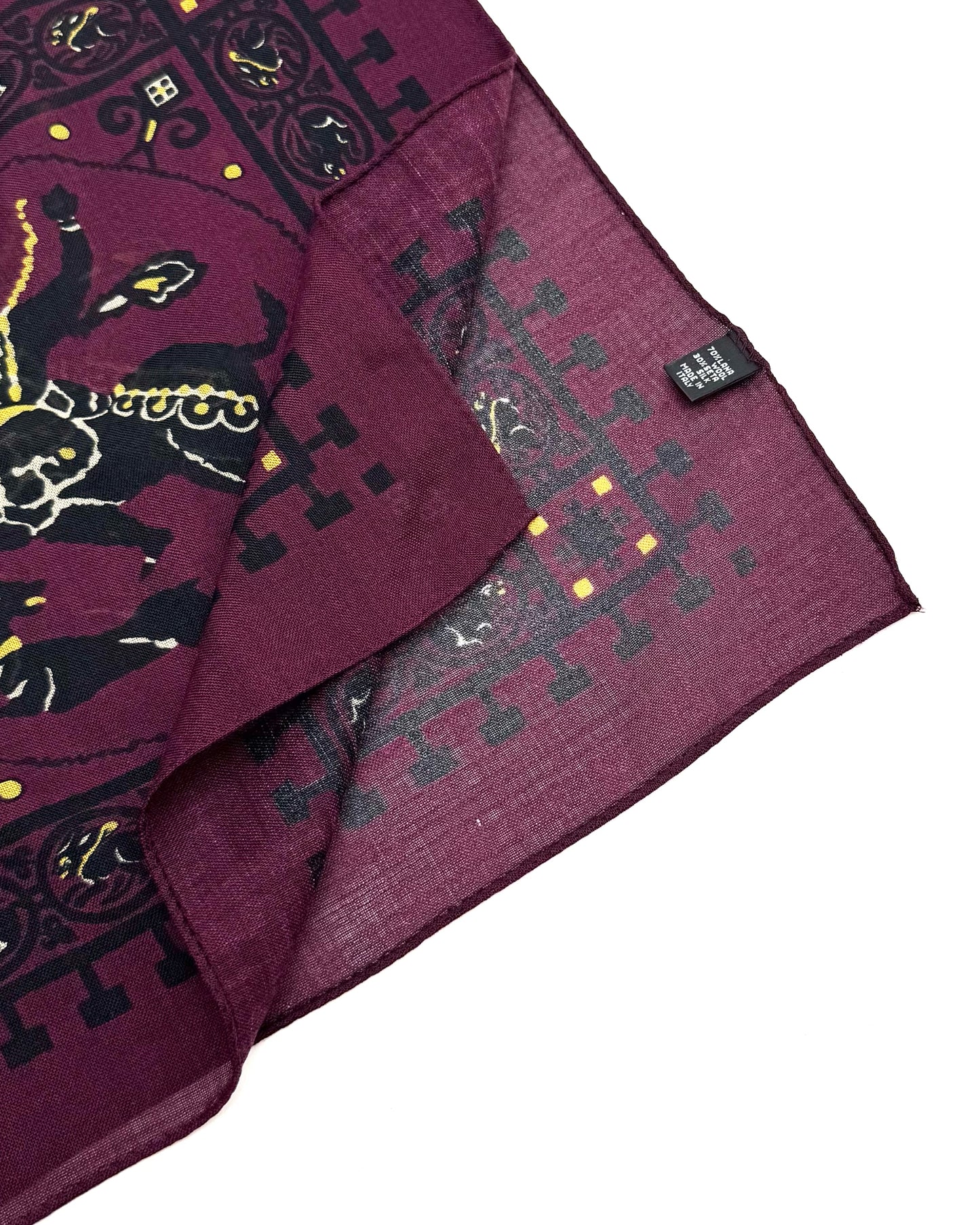 SQUARE SCARF MOSAIC ANIMALS