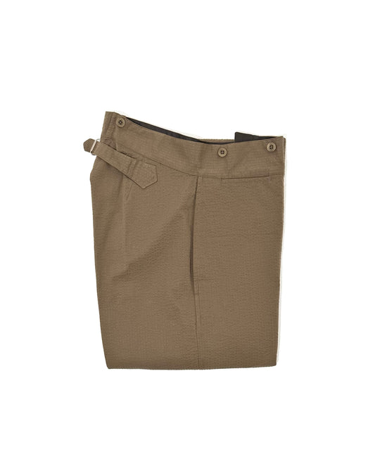 BJ PANTS SEERSUCKER- KHAKI