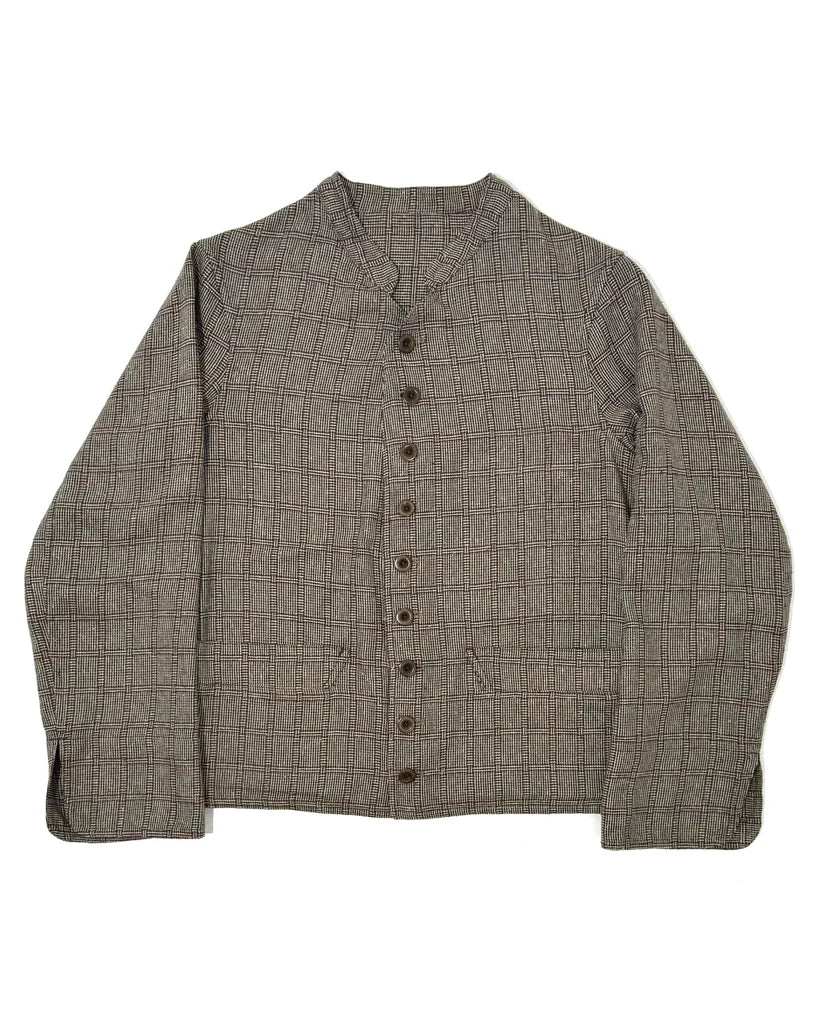 Controlli marroni di seta di cotone Dolman Magee