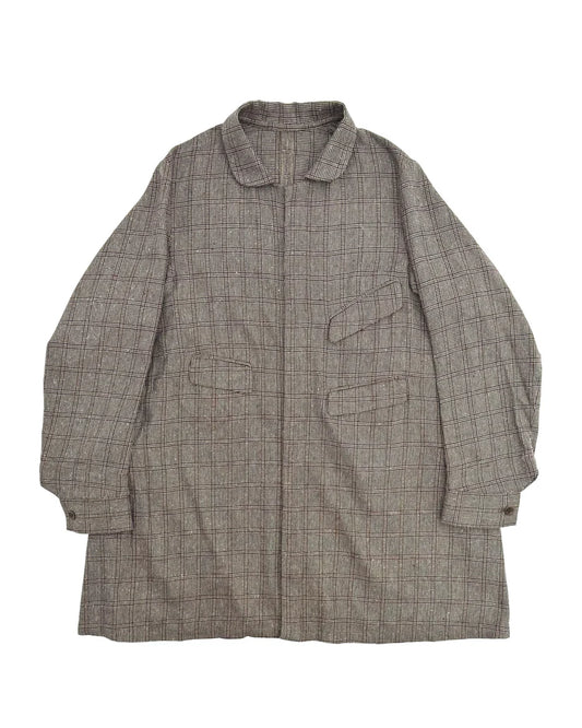 Arthur Magee Cotton Silk Brown 체크