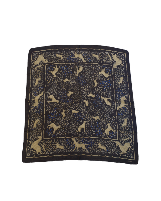 Square Scarf Mosaic Animals