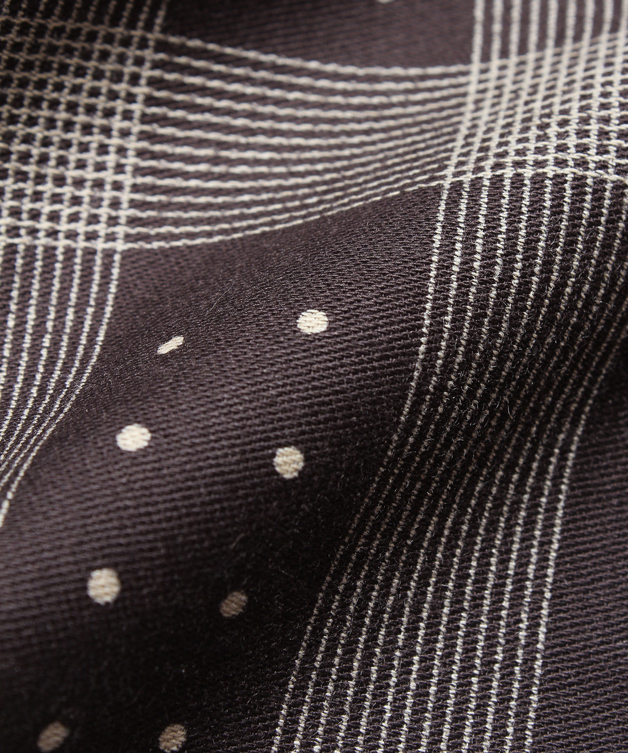 SATIN SCARF STRIPE DOT