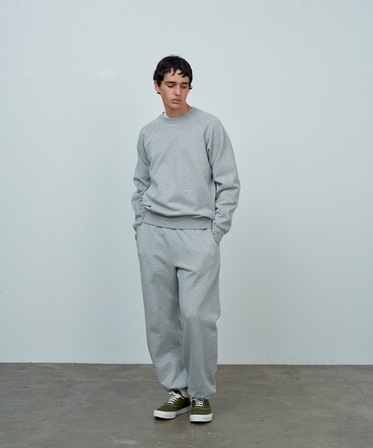 SWEAT RAGLAN CREW NECK – ANATOMICA TOKYO FLAGSHIP STORE