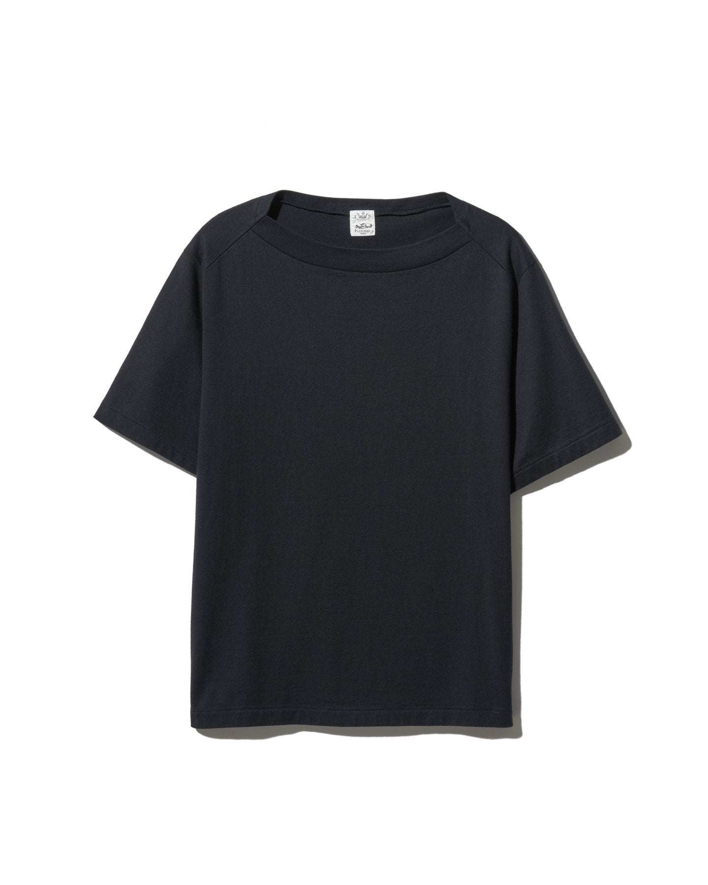 BRIGITTE TEE BORDER / BLACK PLAIN