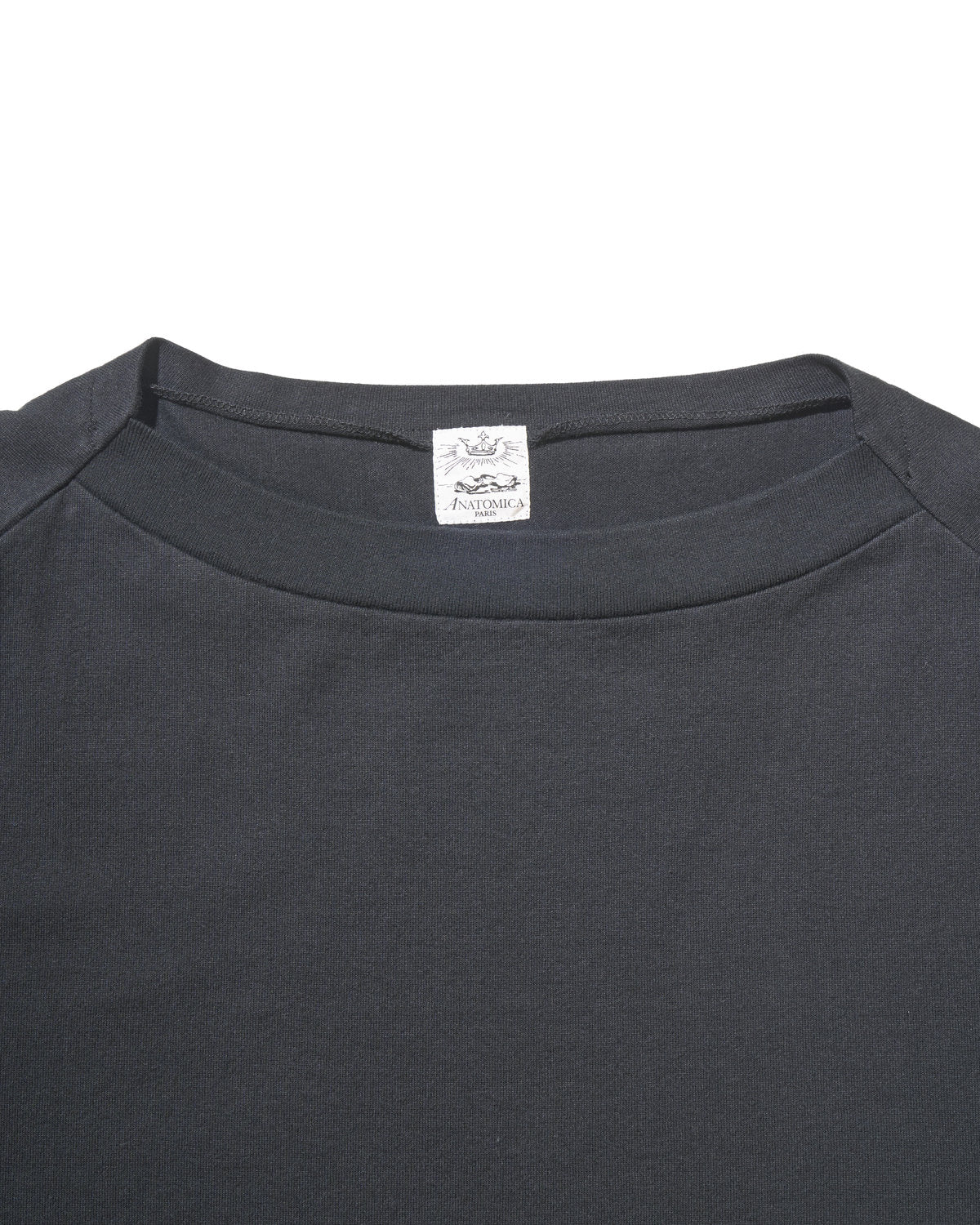 BRIGITTE TEE BORDER / BLACK PLAIN