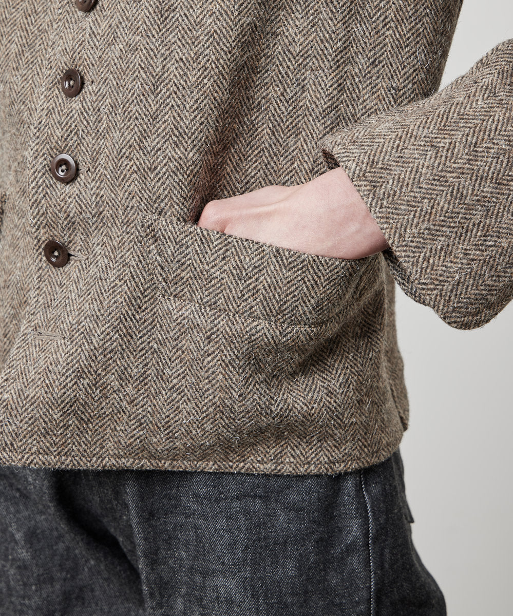 LADIES' DOLMAN HBT WOOL TWEED