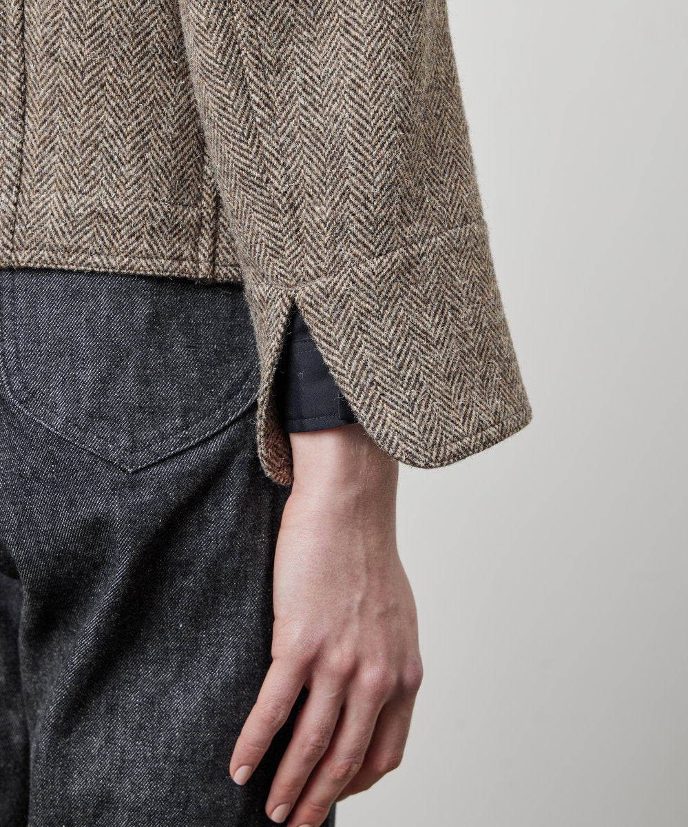 LADIES' DOLMAN HBT WOOL TWEED