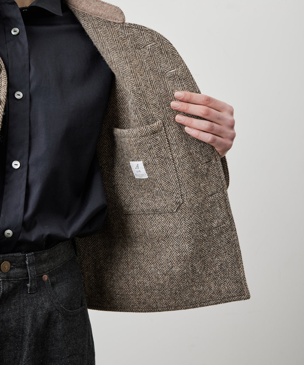 LADIES' DOLMAN HBT WOOL TWEED