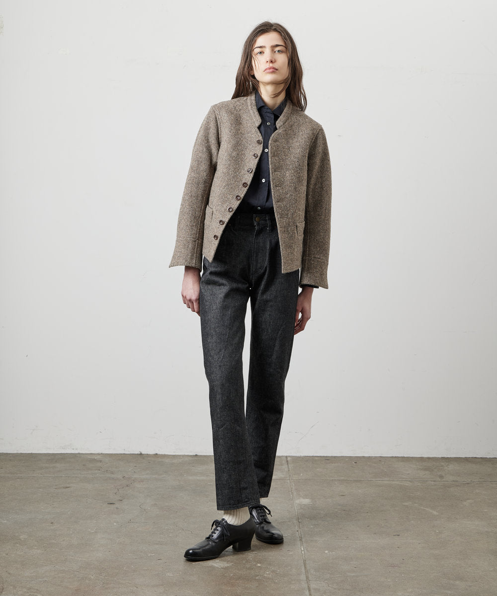 LADIES' DOLMAN HBT WOOL TWEED